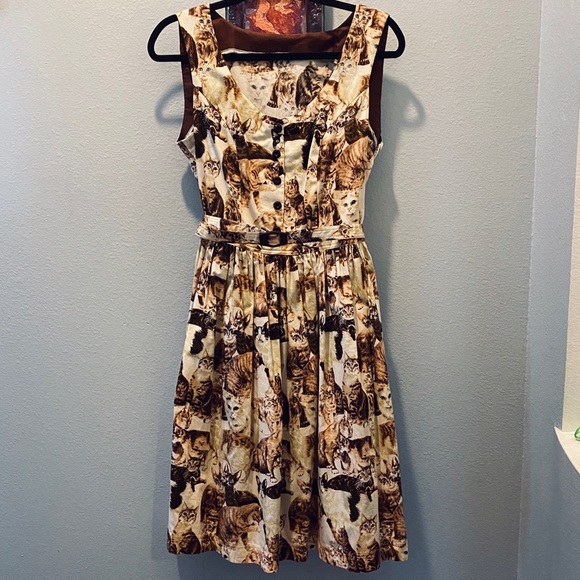 Dresses & Skirts - 👗Vintage Cat Custom Dress